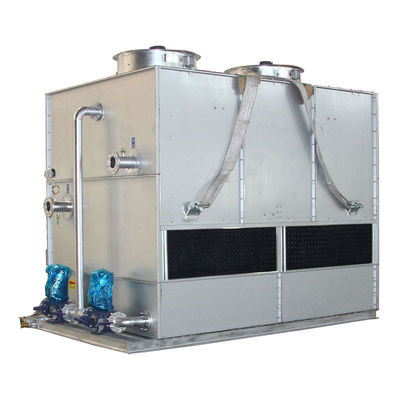 Βιομηχανικός πύργος ψύξης νερού 400 τόνων Cross Flow Automation με σχεδιασμό κλειστού τύπου