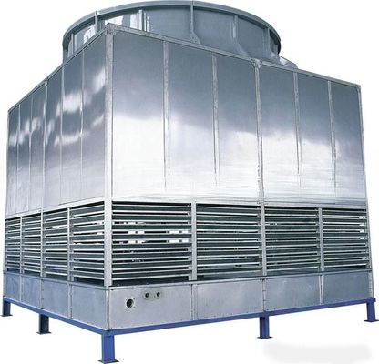 Βιομηχανικός πύργος ψύξης νερού 400 τόνων Cross Flow Automation με σχεδιασμό κλειστού τύπου