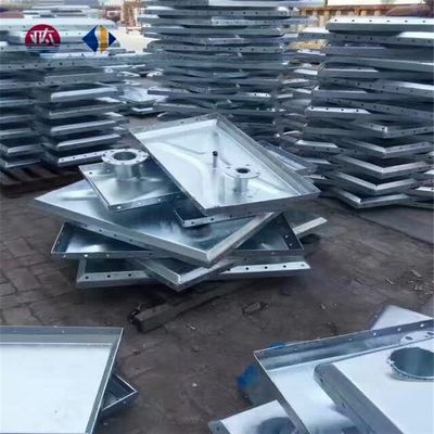 Προσαρμόσιμη δεξαμενή αποθήκευσης νερού 400000 λίτρων AI διατομεακή ορθογώνια γαλβανισμένη χάλυβα