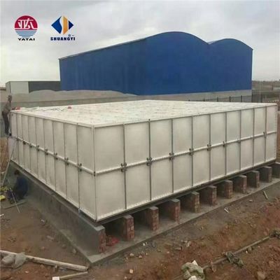 7500L/ώρα FRP GRP 400m3 Απομονωμένη δεξαμενή νερού για θερμοκρασιακά ευαίσθητες εφαρμογές
