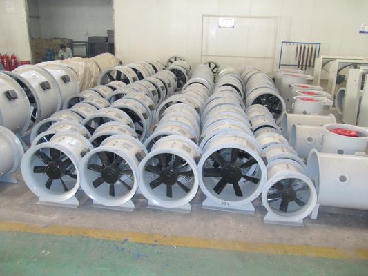 380V Μεγάλος όγκος ισχυρός ανεμιστήρας εξαγωγής τύπου σωλήνα Αξιακός ανεμιστήρας με και προσαρμοσμένη υποστήριξη
