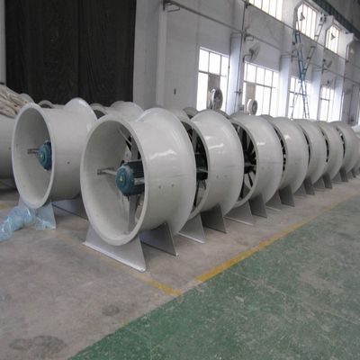 380V Μεγάλος όγκος ισχυρός ανεμιστήρας εξαγωγής τύπου σωλήνα Αξιακός ανεμιστήρας με και προσαρμοσμένη υποστήριξη