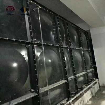 Θερμοβαμμένες γαλβανισμένες δεξαμενές νερού ορθογώνιο με Q235 χάλυβα πλάκα Β mm 1106-3112