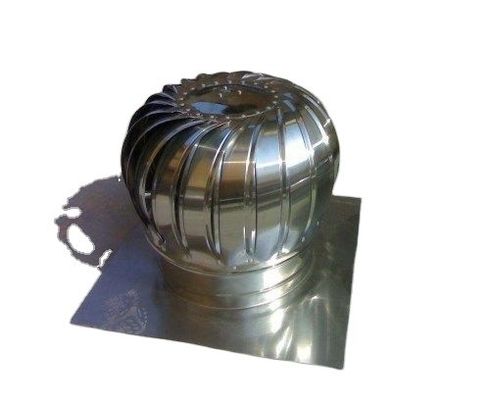 200mm μη τροφοδοτούμενο ανεμιστήρα καλύβα φυσική εξαεριστική κατασκευασμένη από ανοξείδωτο χάλυβα 304
