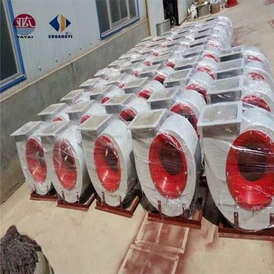 Ελεύθερος σταθμός Εγκατάσταση S4-72 Ατσάλι από ανοξείδωτο χάλυβα Κεντριφογενής ανεμιστήρας για βιομηχανικό εξαερισμό