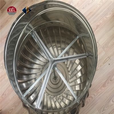 Χάλυβα από ανοξείδωτο ξύλο Βιομηχανικό εξαγωγικό ανεμιστήρα χωρίς ηλεκτρικό ρεύμα για ξενοδοχεία Made